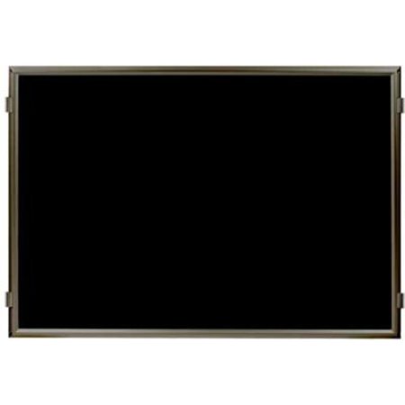 LAVI INDUSTRIES , Hinged Frame Sign Panel/Barrier, , 48" x 36", Matte Black 50-HFP1003/MB/BK